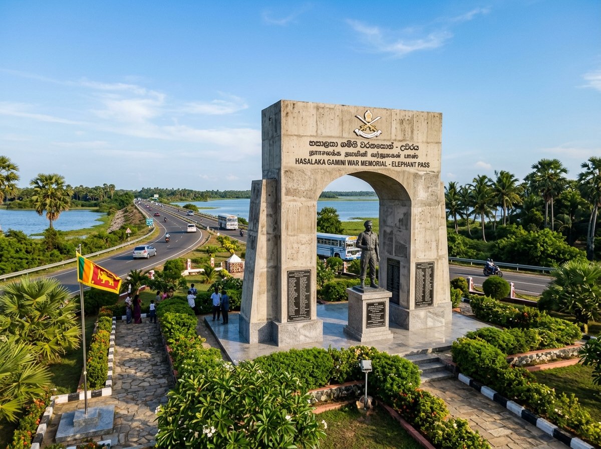 Elephant Pass Memorial & Return